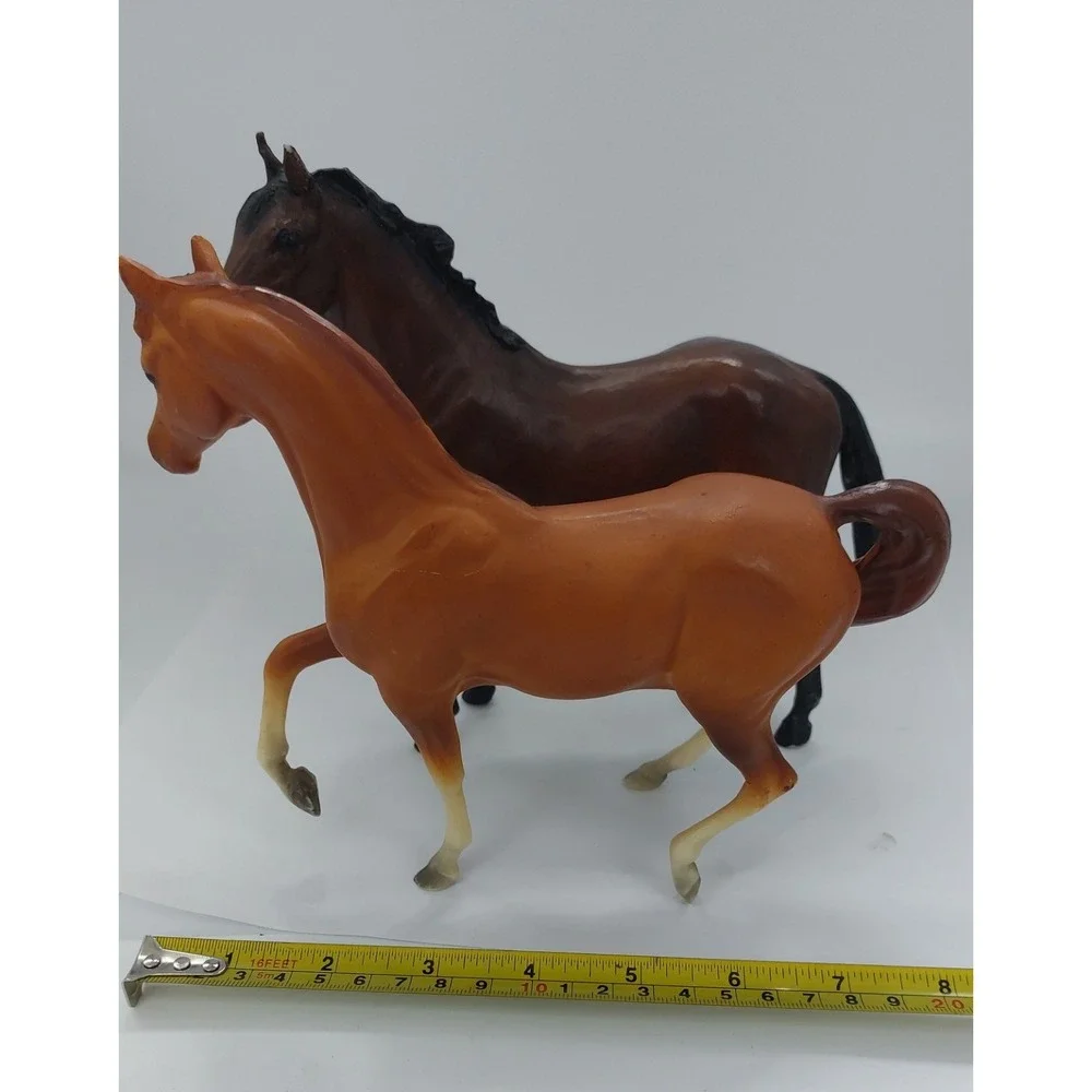 Vtg 2 Breyer Classic 3040DU Black Beauty 